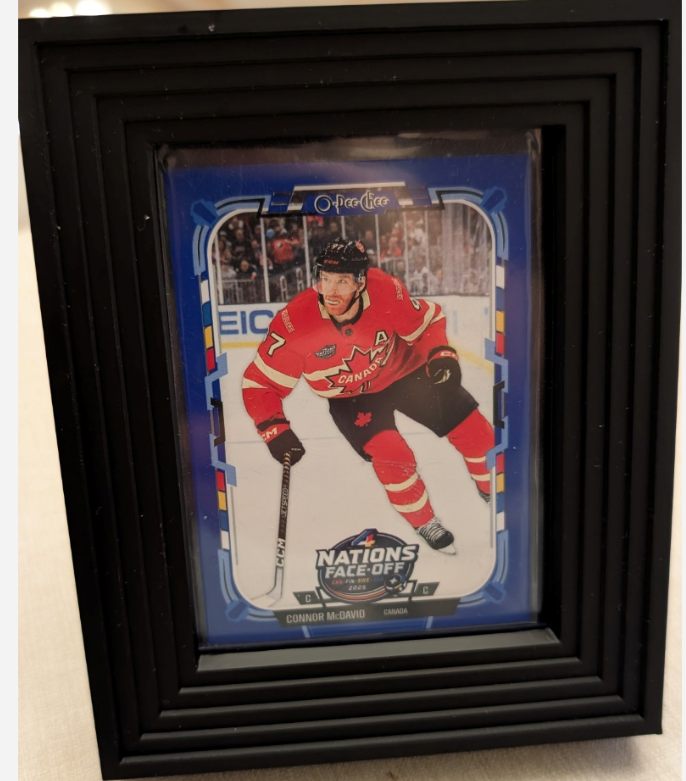 Hockey card frame (custom)
